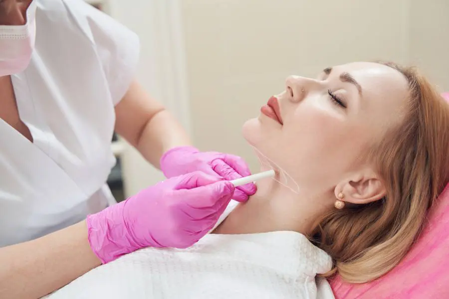 Neck lift incisions Neck lift incisions