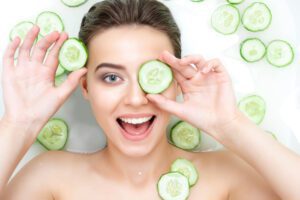 girl showing how to keep your skin healthy
